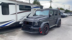 Mercedes-Benz Clase <span class=keywords><strong>G</strong></span> Wagon W463 2008-2018 Kit de carrocería actualización W464 W463A B900 G900 carbono seco estilo B PP escape de parachoques de carbono - Product Image 5