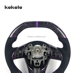 Volante Personalizado para Mazda3 Mazda6 <span class=keywords><strong>CX3</strong></span> CX5 Axela8, Fibra de Carbono Forjada, Gamuza Deportiva, Totalmente Personalizable - Product Image 2