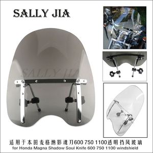 Es adecuado para <span class=keywords><strong>Honda</strong></span> Magna <span class=keywords><strong>shadow</strong></span> soul knife 600 750 <span class=keywords><strong>1100</strong></span> refitting parabrisas transparente - Product Image 2