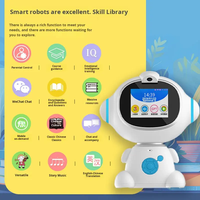 Robot éducatif intelligent CBYD pour enfants, écran LCD, intelligence artificielle, apprentissage interactif vocal, stockage intelligent de 8 Go, robot éducatif pour enfants