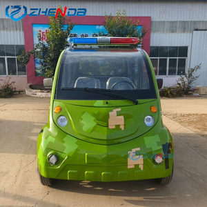Vehículo Eléctrico Cerrado de 4 Puertas, Color Amarillo Brillante y Blanco, con Motor de CA de 4KW, Velocidad Máxima de 30km/h, 2-5 Asientos - Product Image 6