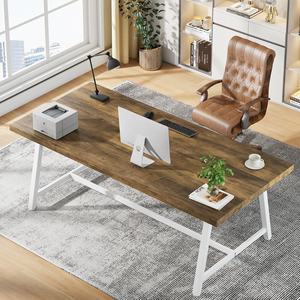 <span class=keywords><strong>Table</strong></span> à manger Tribesigns pour 8 <span class=keywords><strong>personnes</strong></span>, 70,87 pouces, style industriel, imperméable, <span class=keywords><strong>table</strong></span> de cuisine rectangulaire, salle à manger, 4 options de couleurs - Product Image 5