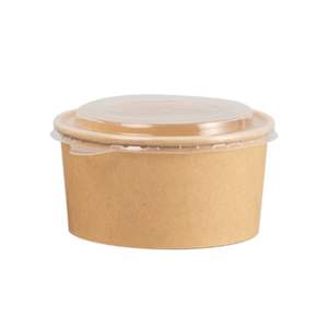 Emballage alimentaire jetable écologique 100% biodégradable en kraft, emballage à emporter, bol en carton pour nouilles, riz, papier, ramen - Product Image 5