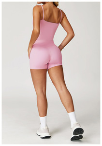 Trượt Vest + Ngắn 2 Mảnh Hoạt Động Thiết Lập Áo Ngực Được Xây Dựng Trong Mềm Ấm Cúng Tank Top Cao Tăng Quần Short Pilates Trọng Lượng Nâng Phòng Tập Thể Dục Mặc Thể Thao - Product Image 6