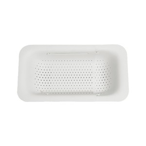 Kitchen <b>Draining</b> Basket & Vegetable-Washing <b>Rack</b>-Foldable Multi-Purpose Installation-Free Adjustable Hanging Drainage <b>Rack</b> - Product Image 3