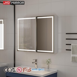 ตู้ยาติดผนังพร้อมกระจกอัจฉริยะในห้องน้ำ ขนาด 900x700 มม. <span class=keywords><strong>โครง</strong></span>อะลูมิเนียมอัลลอยด์ พร้อมไฟ LED ป้องกันฝ้า - Product Image 1
