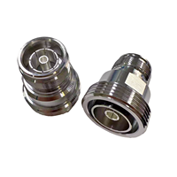Messing L29/4.3-10-KK Adapter-Steckverbinder DIN 7/16 L29 Buchse auf Mini DIN 4.3-10 Buchse Koaxial-Steckverbinder