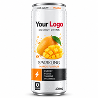 Boisson énergisante sans sucre aromatisée aux fruits avec caféine et taurine, boisson énergétique pour le sport et la remise en forme, service de marque privée