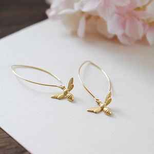 Pendientes de abeja para mujer, estilo vintage, joyería de moda con diseño de insecto - Product Image 4