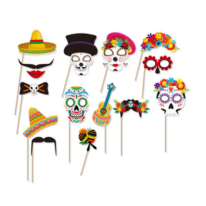 Decoración <span class=keywords><strong>de</strong></span> Fiesta <span class=keywords><strong>de</strong></span> Halloween con Temática del Día <span class=keywords><strong>de</strong></span> <span class=keywords><strong>Muertos</strong></span> Mexicano, Pancarta con Calaveras, Adorno para Pastel, Globos <span class=keywords><strong>de</strong></span> Papel y Plástico, Día <span class=keywords><strong>de</strong></span> los <span class=keywords><strong>Muertos</strong></span> - Product Image 3
