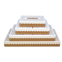 Cage de transport pliable pour oiseaux de compagnie, cage de transport pour pigeons, facile à nettoyer, en plastique, plusieurs tailles (S/M/L/XL) pour l'entraînement et la libération de 1 à 3 oiseaux