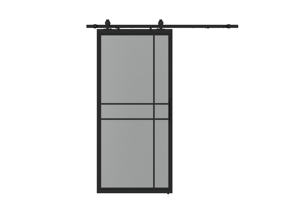 Système de <span class=keywords><strong>porte</strong></span> <span class=keywords><strong>coulissante</strong></span> <span class=keywords><strong>intérieure</strong></span> de style français de la marque Tengyu, <span class=keywords><strong>porte</strong></span> <span class=keywords><strong>coulissante</strong></span> en verre à cadre en acier, <span class=keywords><strong>isolation</strong></span> acoustique, garantie 1 an - Product Image 2