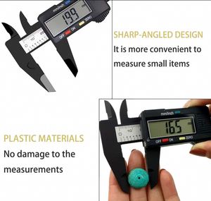 Calibrador Digital Vernier de 6 Pulgadas/150 mm, Micrómetro Digital con Fácil Conversión de Pulgadas a Milímetros - Product Image 3