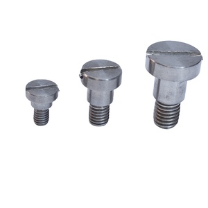 M3 M6 Stainless Steel SS304 Slotted <strong>Flat</strong> Head Shoulder <strong>Screw</strong> DIN923 - Product Image 2