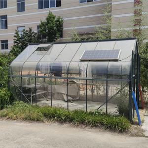 Serre de jardin moderne <span class=keywords><strong>Vitavia</strong></span> CR-D67G en alliage d'aluminium et acier pour villa et jardin - Facile à assembler et résistante à la décomposition pour la maison et l'arrière-cour - Product Image 1