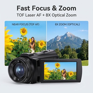 Caméscope <span class=keywords><strong>numérique</strong></span> portable rétro <span class=keywords><strong>compact</strong></span> de haute qualité en gros avec capteur CMOS, photos et vidéos 64MP, zoom optique 8x, 5K - Product Image 5