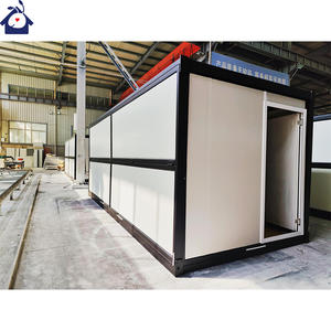 Mini casa contenedor plegable prefabricada aislada de invierno con marco de estructura de acero ligero envío casa prefabricada plegable - Product Image 6