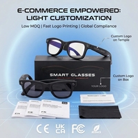 Gafas Inteligentes SANVNET GS4 Max con Cámara de 8MP, Lente Dual, Grabación de Video 1080P, Traducción GPT, WIFI, IA 2026, Carga Magnética