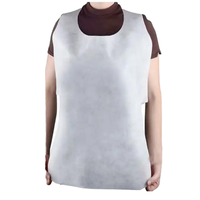 Tablier sans manches réutilisable en non-tissé, imprimé sur mesure, style coréen, pour restaurants de crabe, baristas et barmen, pour une utilisation rafraîchissante