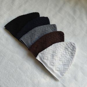 ファッションイスラム教徒のかぎ針編み帽子コットンニット祈り帽子中国卸売イスラム教徒<span class=keywords><strong>Kufi</strong></span>ビーニーハット - Product Image 3