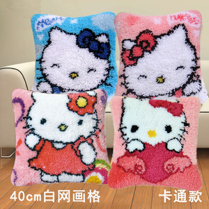 Duan Christmas Man Little Deer Carpet <span class=keywords><strong>Cojines</strong></span> bordados <span class=keywords><strong>de</strong></span> <span class=keywords><strong>lana</strong></span> Vintage para el hogar Patrón bordado <span class=keywords><strong>de</strong></span> <span class=keywords><strong>ganchillo</strong></span> <span class=keywords><strong>a</strong></span> mano - Product Image 3