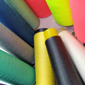 Factory Dyed Yarn <b>Thread</b> Garment <b>Sewing</b> White Black Accept Custom Color 100% Polyester Knitting Woven Textile Customizable Yarn - Product Image 3