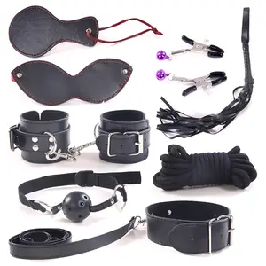 Tán Tỉnh Dành Cho Người Lớn Trò Chơi 8Pcs Fetish Phụ Nữ Bondage Phù Hợp Với Các Cặp Vợ Chồng BDSM Giường Vui Vẻ Tăng Niềm Đam Mê Bondage Bộ