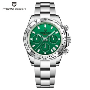 Pagani Design 1727 Men's Sports Quartz Watches Stainless Steel Waterproof <b>Chronograph</b> Luxury Reloj Hombre Watches - Product Image 2