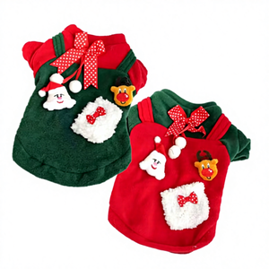 Niedlicher Weihnachts-Hundepullover mit Rock, Winter-Outfit, Haustierkleidung, Accessoire für Pelzfreunde - Product Image 1