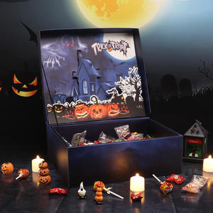 Funny Ghost Halloween <strong>Cardboard</strong> Portable Candy <strong>Gift</strong> Box Creative Packaging Glossy Lamination Embossing Recyclable Rigid <strong>Boxes</strong> - Product Image 2