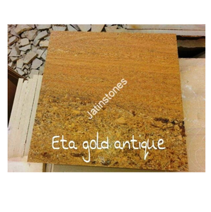 Dalles et carreaux en pierre calcaire naturelle jaune Eta Gold pour murs, sols et pierres décoratives pour projets intérieurs et extérieurs - Product Image 2