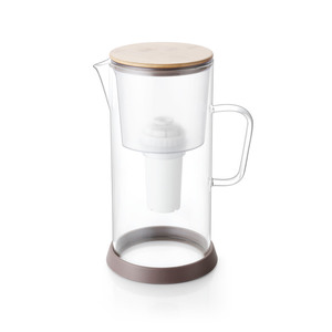 <span class=keywords><strong>Carafe</strong></span> purificatrice d'eau alcaline <span class=keywords><strong>en</strong></span> <span class=keywords><strong>verre</strong></span> <span class=keywords><strong>sans</strong></span> toxines avec poignée, installation facile, ioniseur domestique pour cuisine - Product Image 1