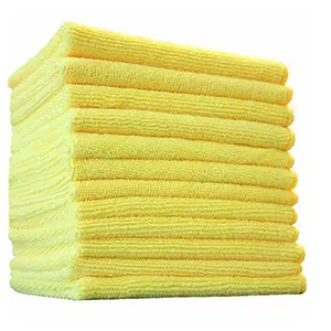 Wholesale Manufacture microfiber towels blue 36 pack chenille long and short