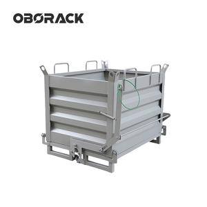 Jaula de Almacenamiento Industrial de Acero Resistente, Apilable y Plegable, con Capacidad de 1000-3000 kg, Equipo de Taller - Product Image 1