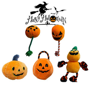 Giocattoli per Cani di Halloween, Accessori per Animali Domestici, Simpatica Serie di Palloncini a Forma di Zucca, Gioco Interattivo per Cani - Product Image 1