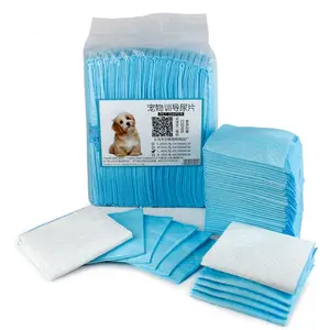 Alfombrilla de entrenamiento para perros, almohadilla absorbente de orina, económica, para cachorros, 45x60Cm, utilizada en jaulas desechables