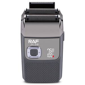 Afeitadora RAF 2 en 1 con Lámina, Recargable por USB, Batería de Litio, Recortadora de Barba Flotante, Portátil, para Aseo Personal Profesional - Product Image 5