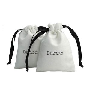 Hot Sale 100% Organic Eco-Friendly Storage Shopping Bag Calico Cotton Dust <b>Drawstring</b> Bag <b>Pouch</b> - Product Image 2
