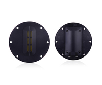 Haut-parleur à ruban Samtronic 100 mm, 4 pouces, 8 ohms, en aluminium, pour home cinéma, design ABS avec chambre arrière