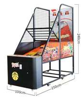 Machine de jeu de basket-ball à monnayeur pour arcade de récompenses, style basketball de rue