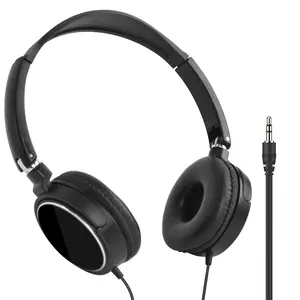 סיטונאי בתפזורת זול מפואר קול wired סטודיו אוזניות לוגו מותאם אישית נמוך מחיר אוזניות נוחה אוזניות אוזניות