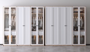 <strong>Closets</strong> Cabinets Custom Wardrobe Bedroom Set Open Wardrobes <strong>Closet</strong> with Sliding Doors <strong>Round</strong> Corner Storage Shelves - Product Image 5