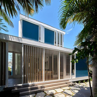 Façade à lamelles Mur-rideau extérieur en aluminium Décoratif Imperméable Léger Durable Pare-soleil Énergie Lamelle