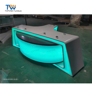 Design moderne de table de bureau de nouvelles TV RVB LED éclairée pour meubles de studio - Product Image 2