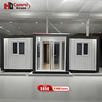 Cammi House Maison modulaire préfabriquée 2 chambres à coucher petite maison préfabriquée maisons en conteneurs extensibles conteneurs de bureau pour le camping
