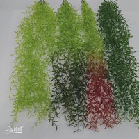 Saule pleureur artificiel plantes en plastique feuilles de verdure suspendus vigne Faux lierre guirlande pour la décoration de jardin à la maison