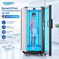 Cabine de photothérapie UVB à bande étroite 311 nm pour le corps entier, éprouvée cliniquement, machine de photothérapie clinique pour le vitiligo et le psoriasis