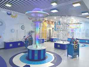 Machine High Quality Indoor Playground Equipment Electric Ball Fountain Machine Kids Ball Pool Interactive Games 4-Person Capaci - Product Image 6