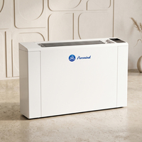 Ventilo-convecteur mural refroidi par eau 5,6 kW, chauffage et refroidissement, 220-240 V 50 Hz, faible bruit 25 dB pour projets de bâtiment CVC en Asie