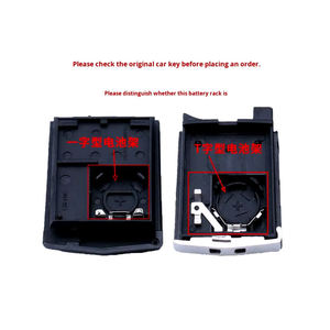 40% de réduction sur la coque de clé pliable pour télécommande sans fil à code fixe à 4 boutons en métal de grande taille - Product Image 3